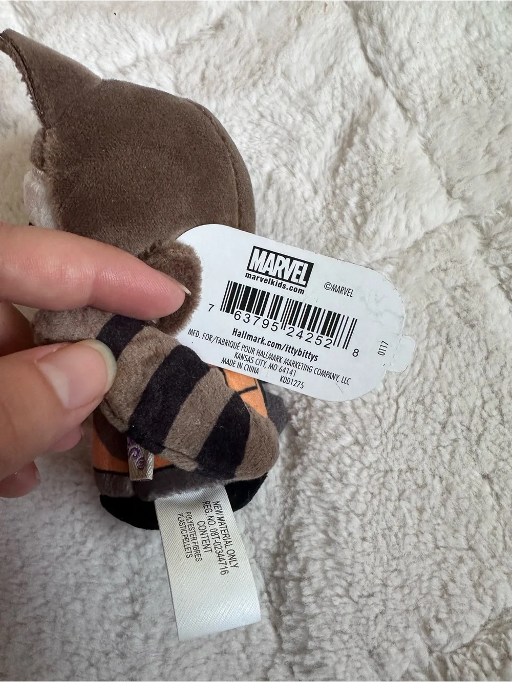 Hallmark | “Rocket Raccoon” Marvel Itty Bitty Stuffed Plush
